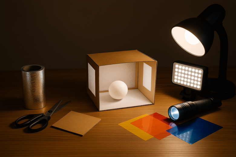 5 projetos DIY para brincar com luz em fotografias de objetos